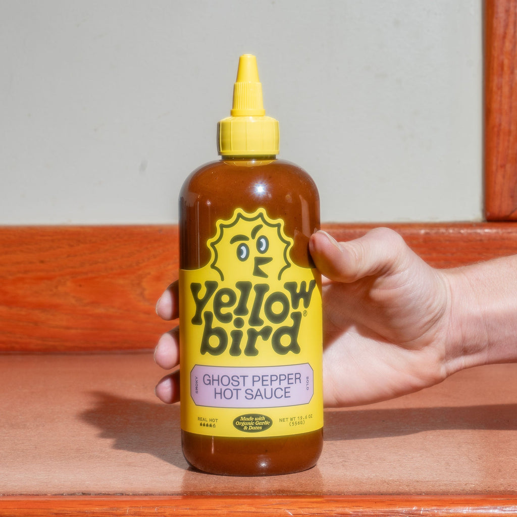 Made with Organic Ghost Pepper Hot Sauce